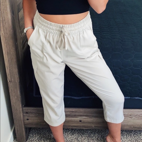St. John's Bay Pants - khaki cropped pants